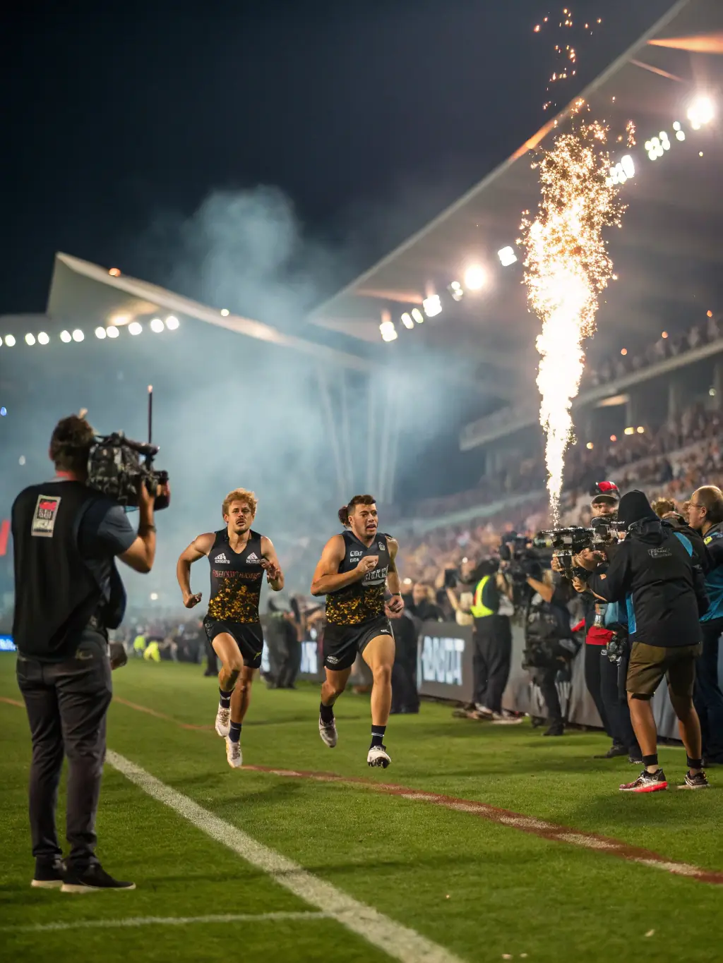 A dynamic photo of a sports event organized by Foyer Rural, capturing the energy and excitement of physical activity and community engagement.